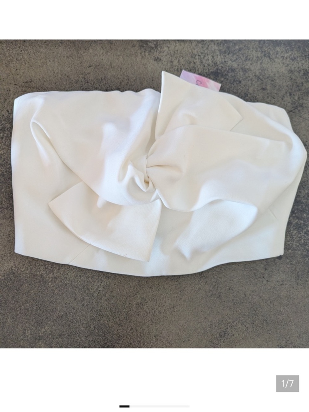 ⭐NWT Chic Wish White Crop Top - Picture 8 of 8